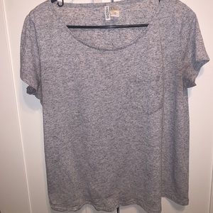 H&M Gray Tee w/Pocket